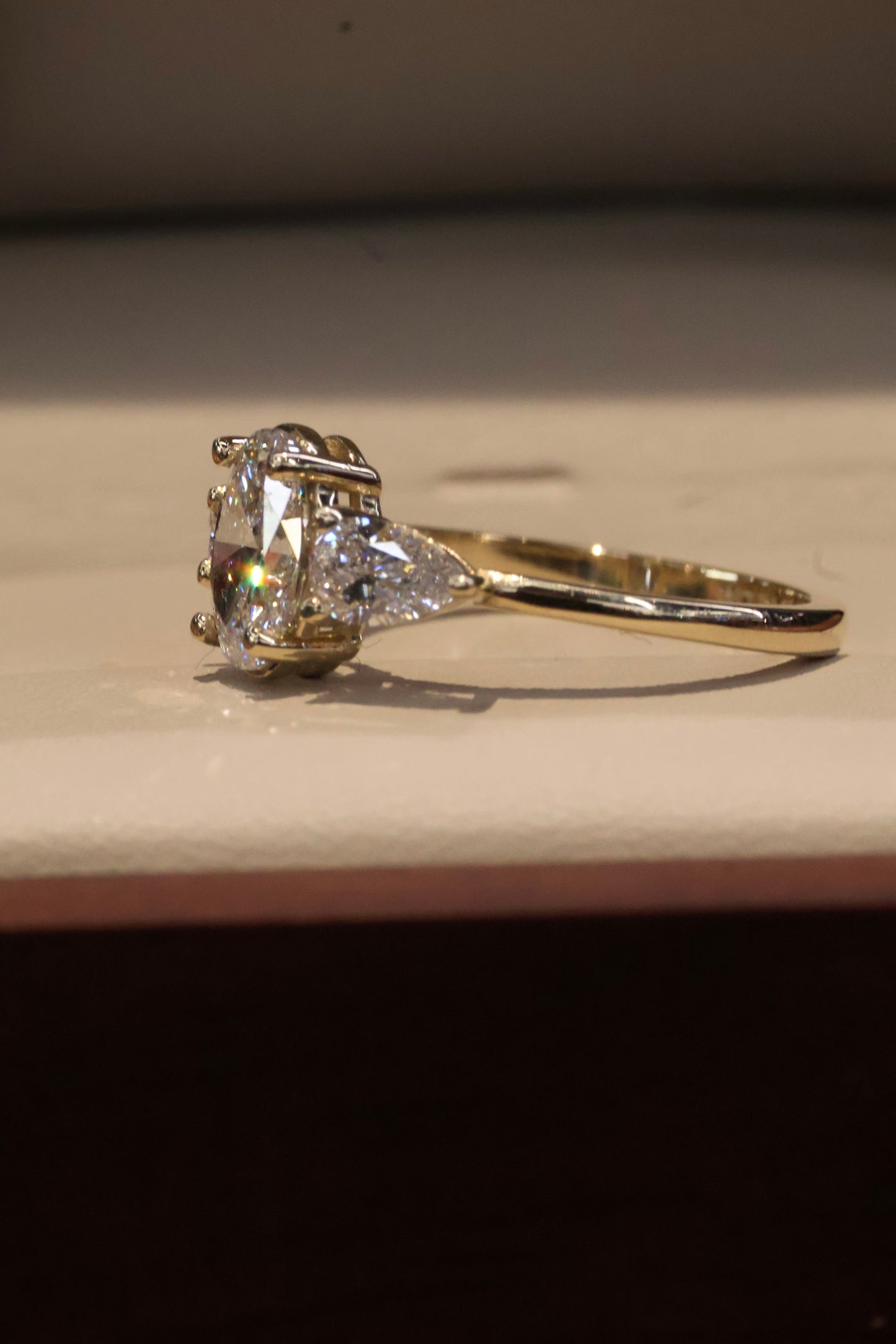 Camille en oro con Circonias 1.00 ct