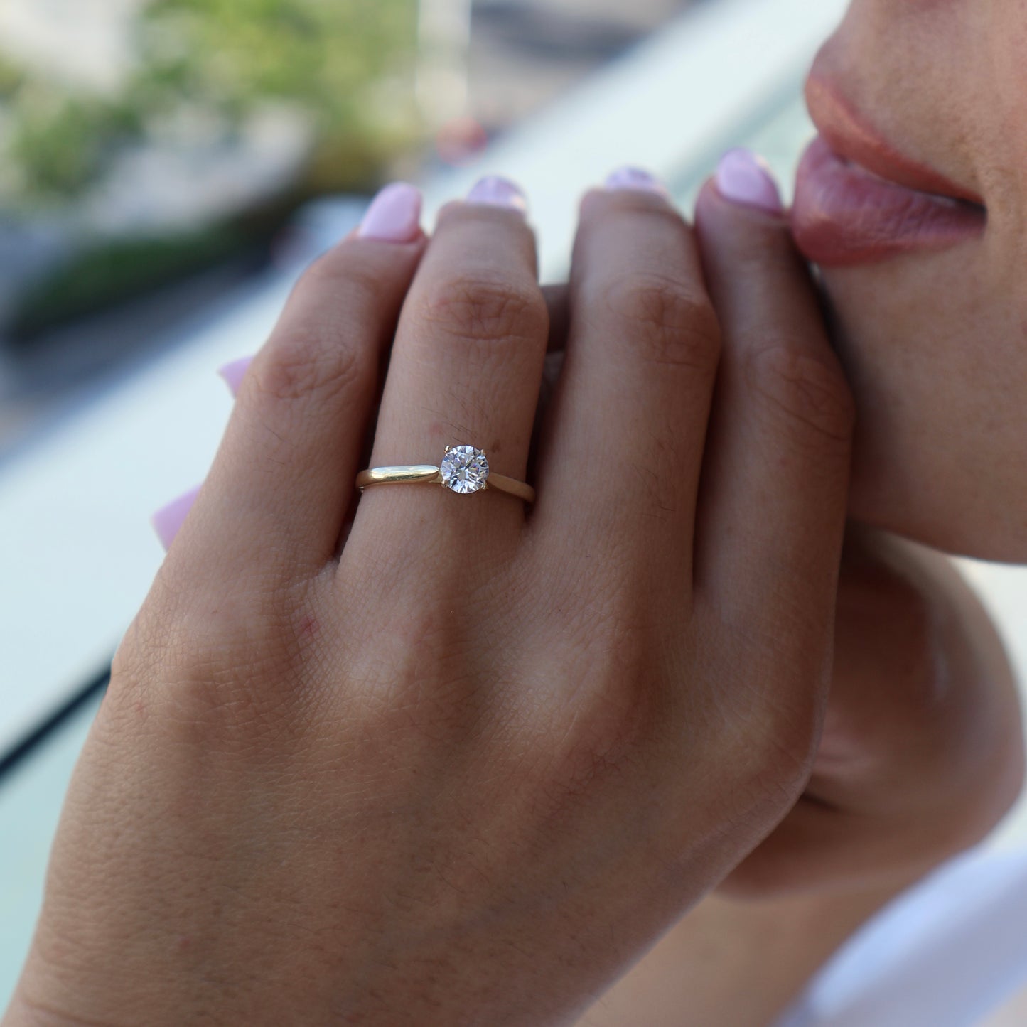 Anillo en Oro Amarillo 14k con Circonia Mod.15958
