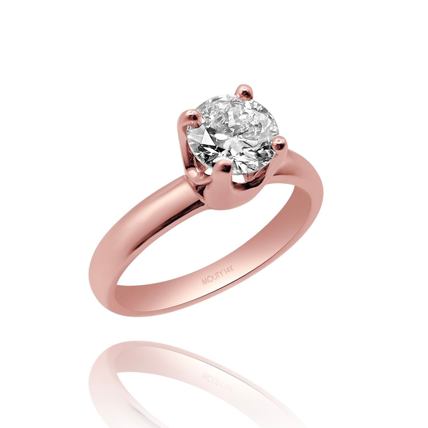 Anillo Isabella en oro 1.00 ct