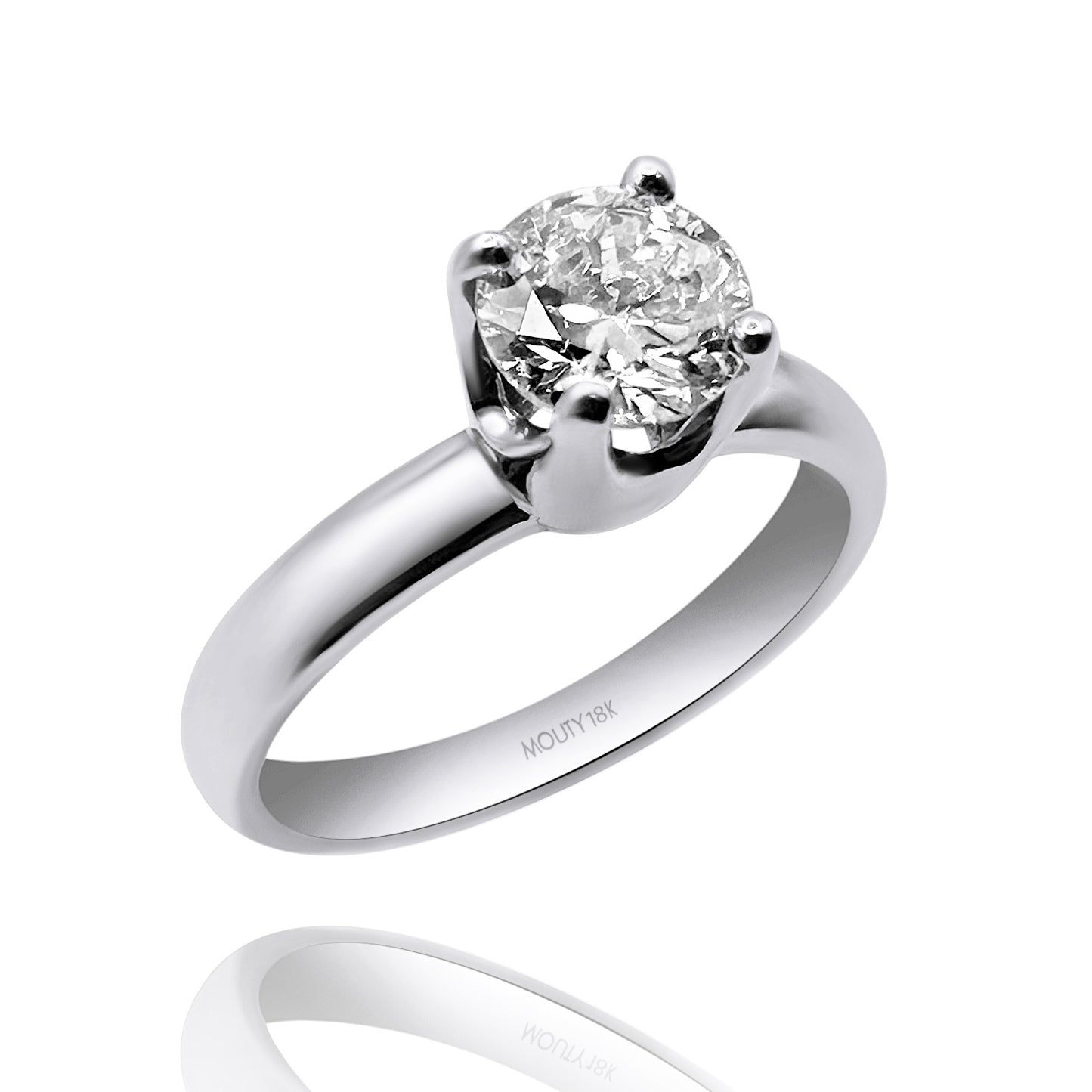 Anillo Isabella en oro 1.00 ct