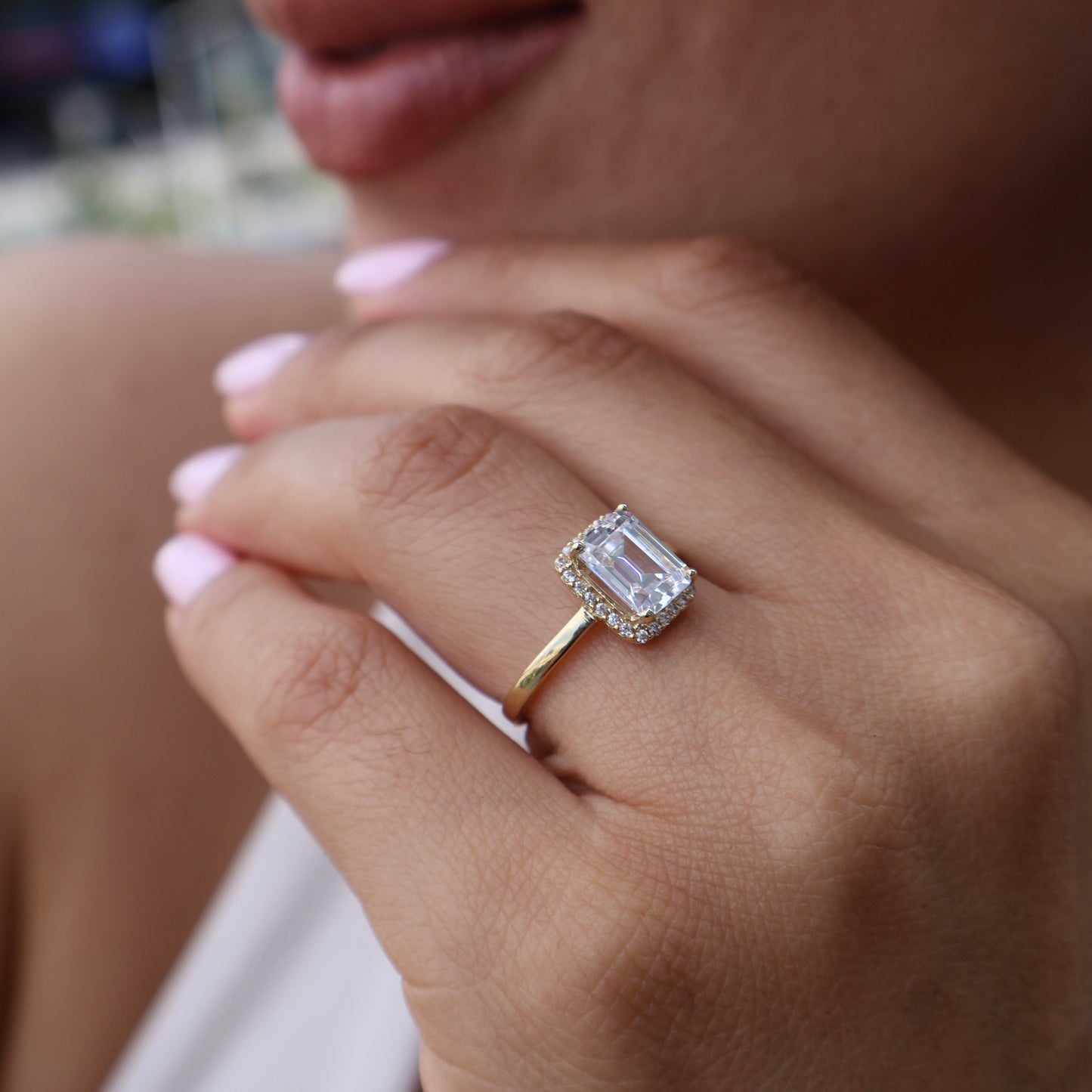 Anillo en Oro Amarillo 14k con Circonia Mod.16002