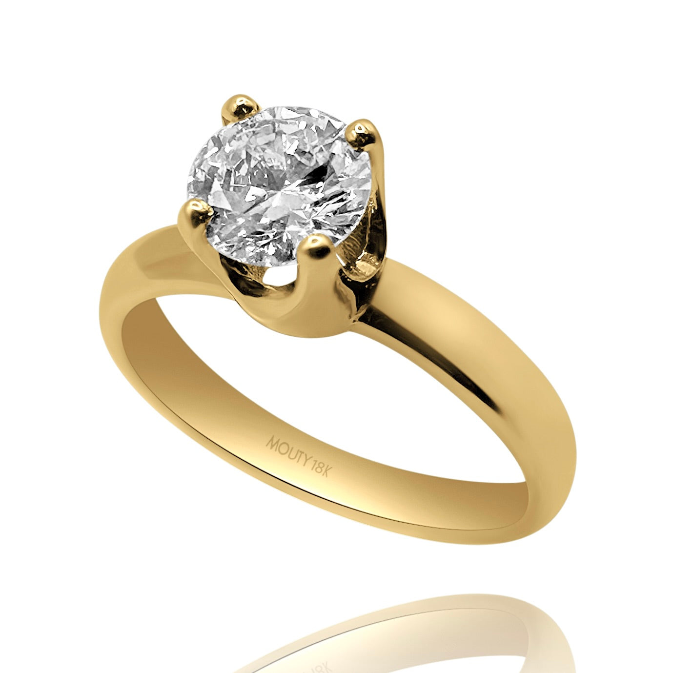 Anillo Isabella en oro 1.00 ct