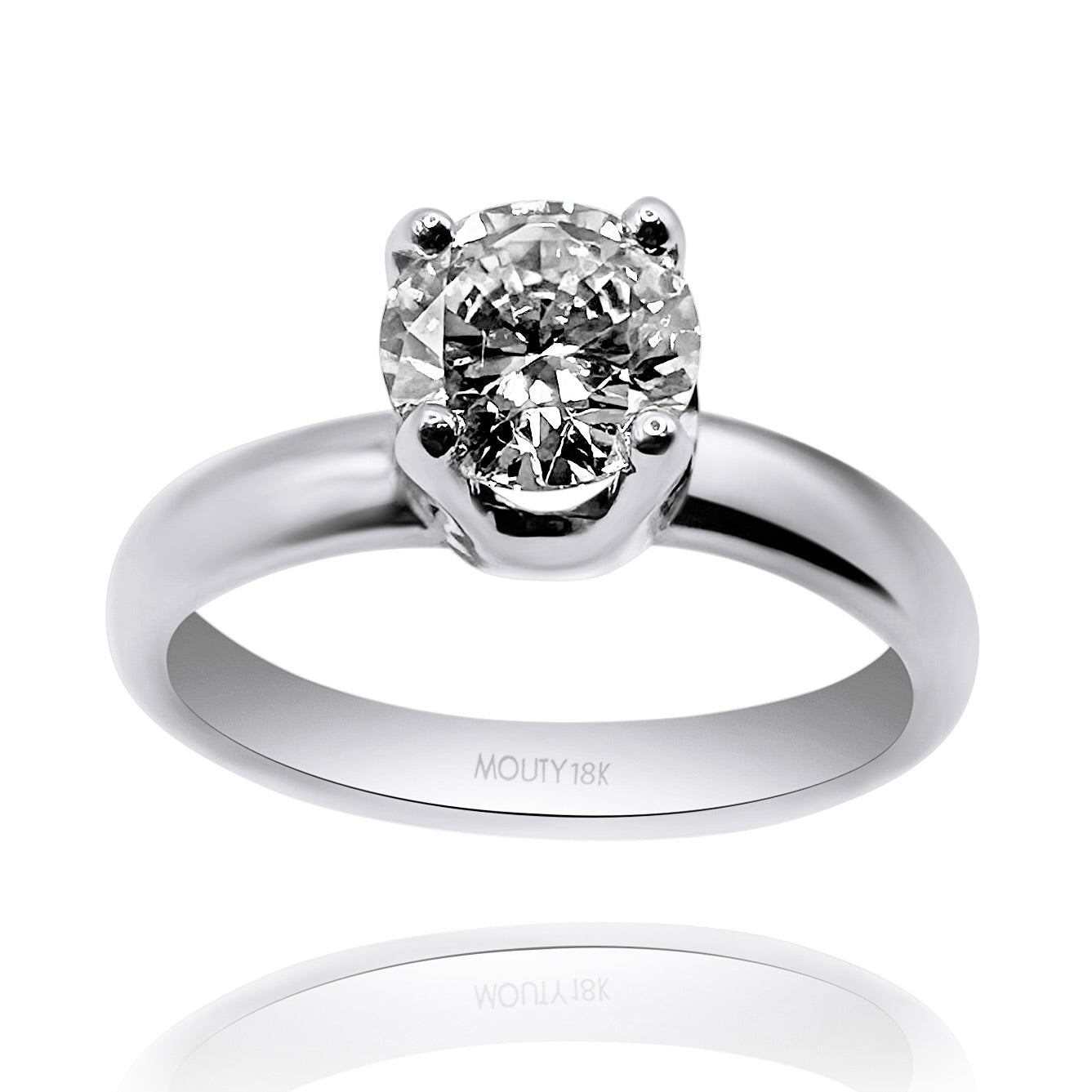 Anillo Isabella en oro 1.00 ct