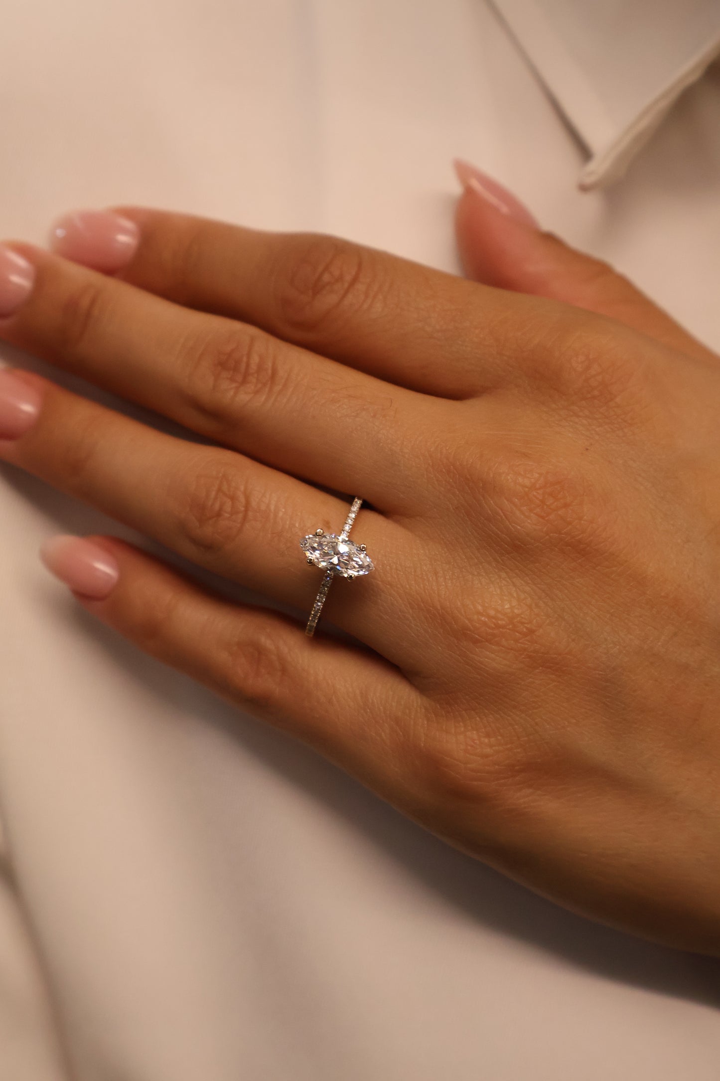 Anillo Rafaella en oro 1.00 ct