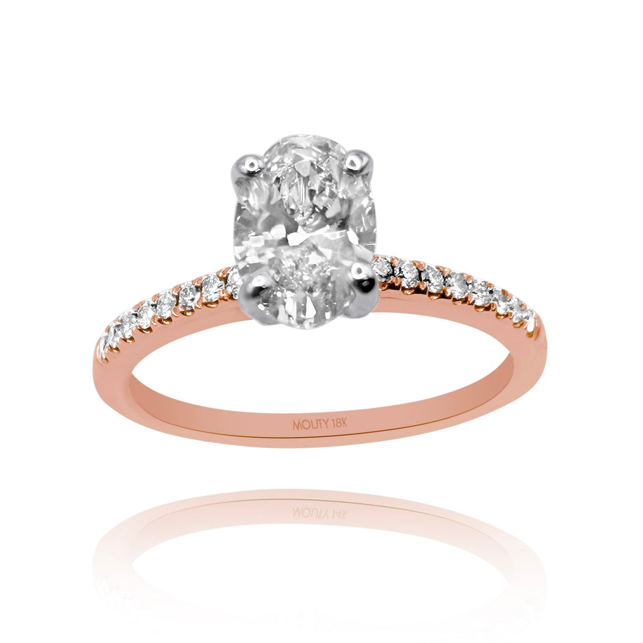 Anillo de compromiso en oro