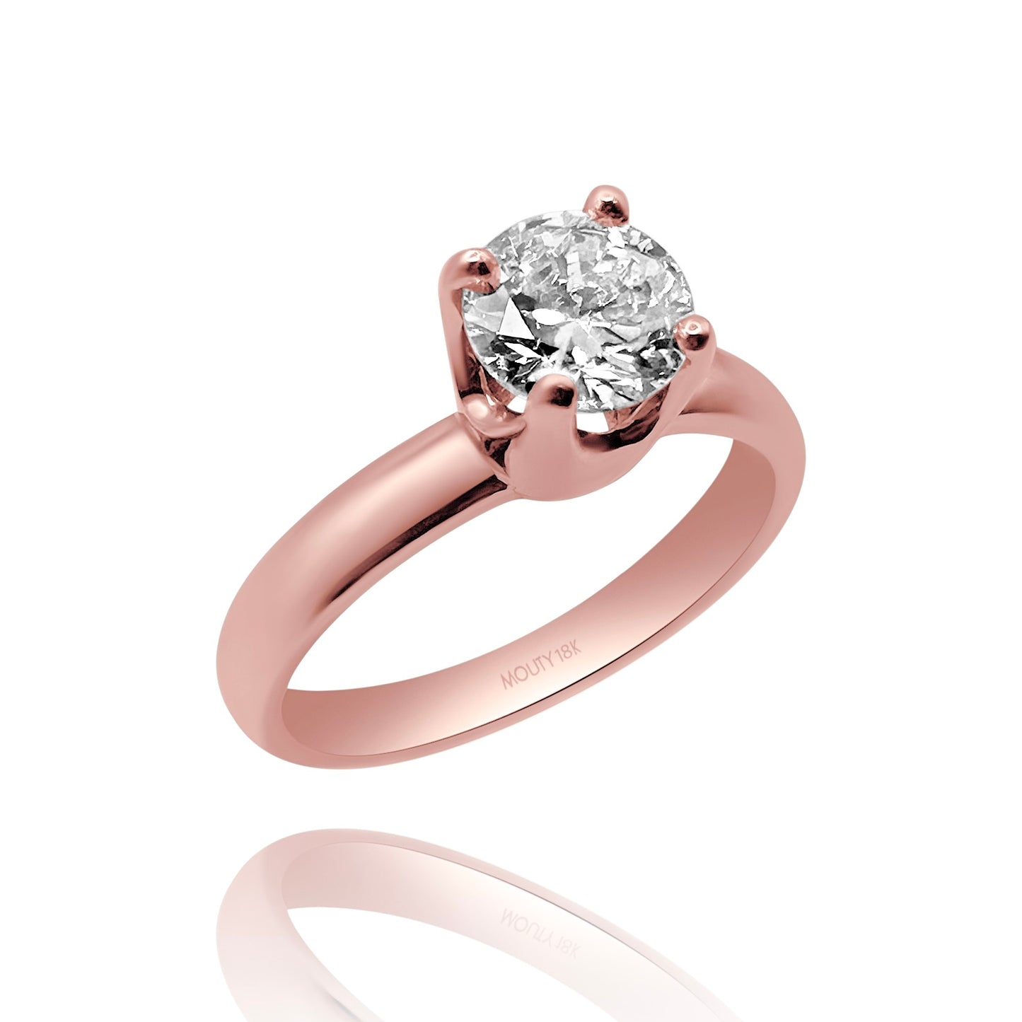 Anillo Isabella en oro 1.00 ct