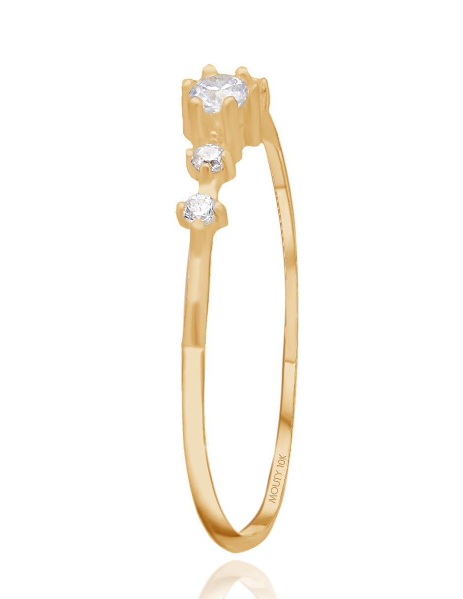 Anillo Ariana en Oro .10 ct