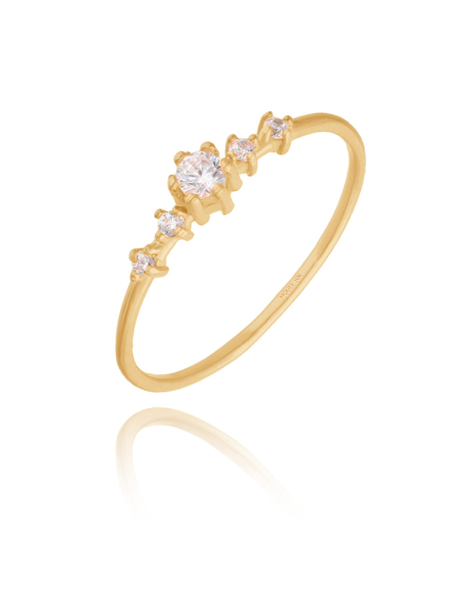 Anillo Ariana en Oro .10 ct