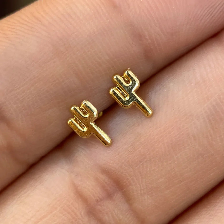 Broqueles Actus en Oro Amarillo 10k Cod.BROML017 7mm