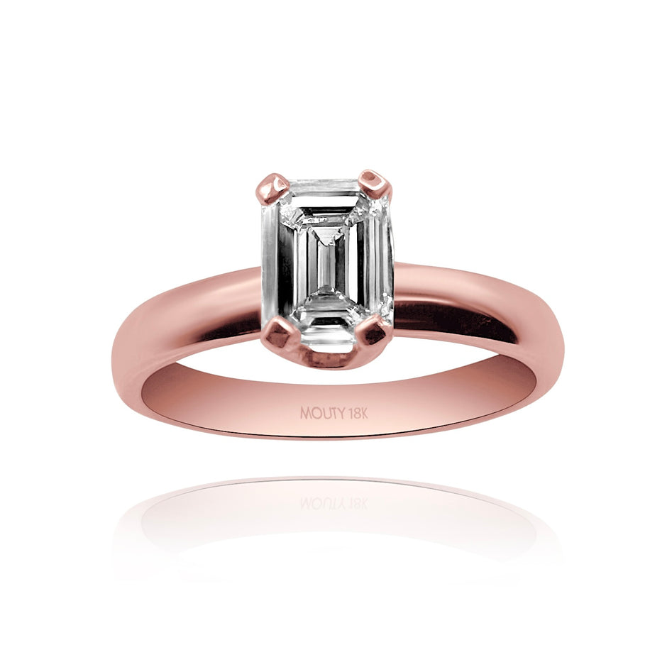 Anillo de compromiso en oro