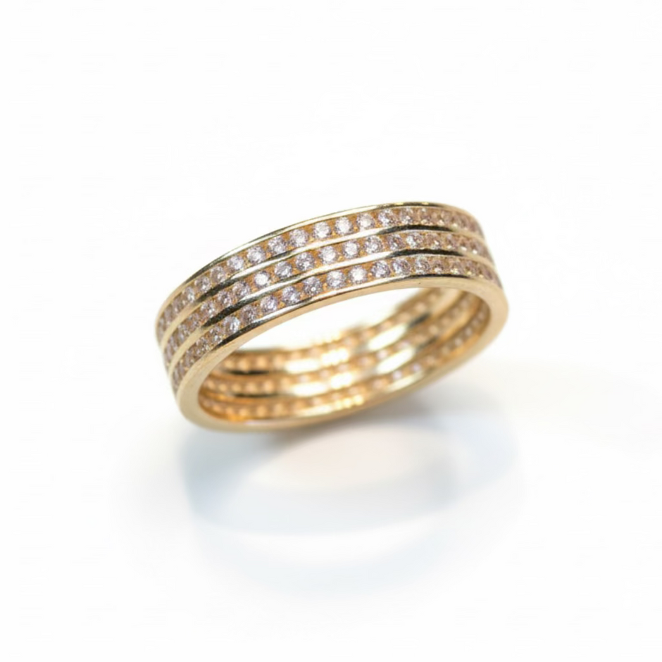 Churumbela Lyon en oro (triple linea)