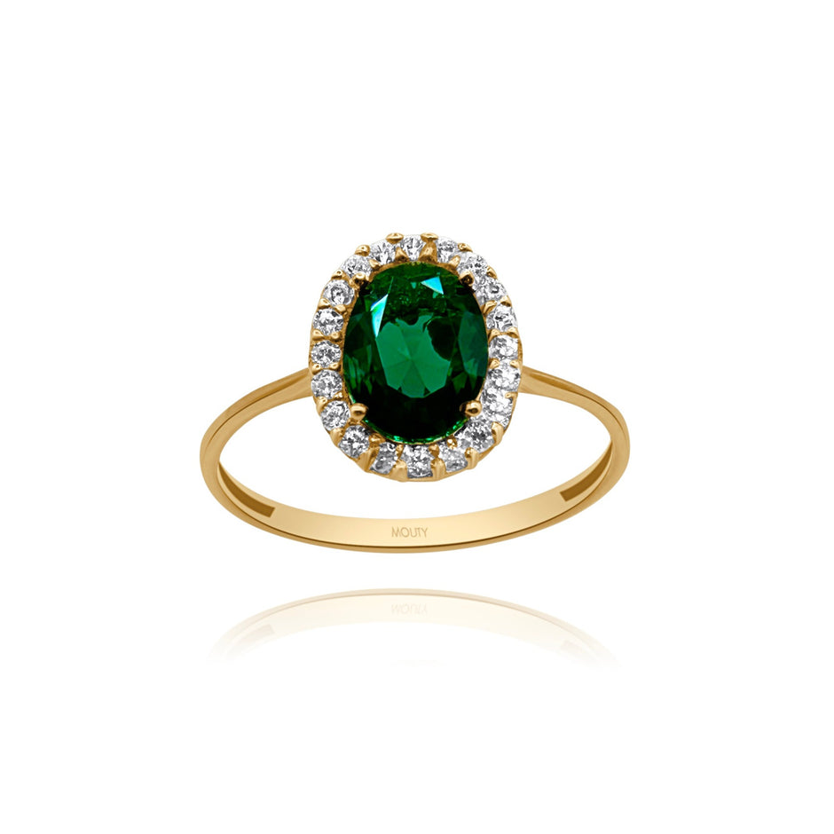 Anillo de compromiso en oro