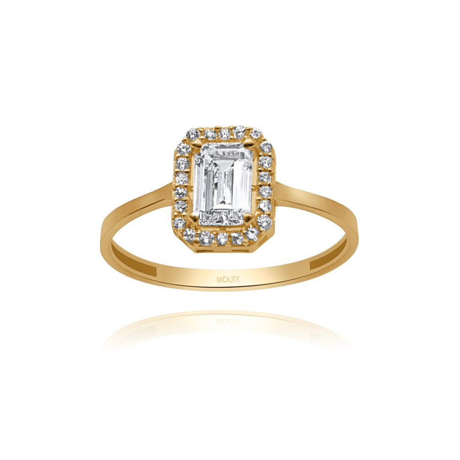 Anillo de compromiso en oro