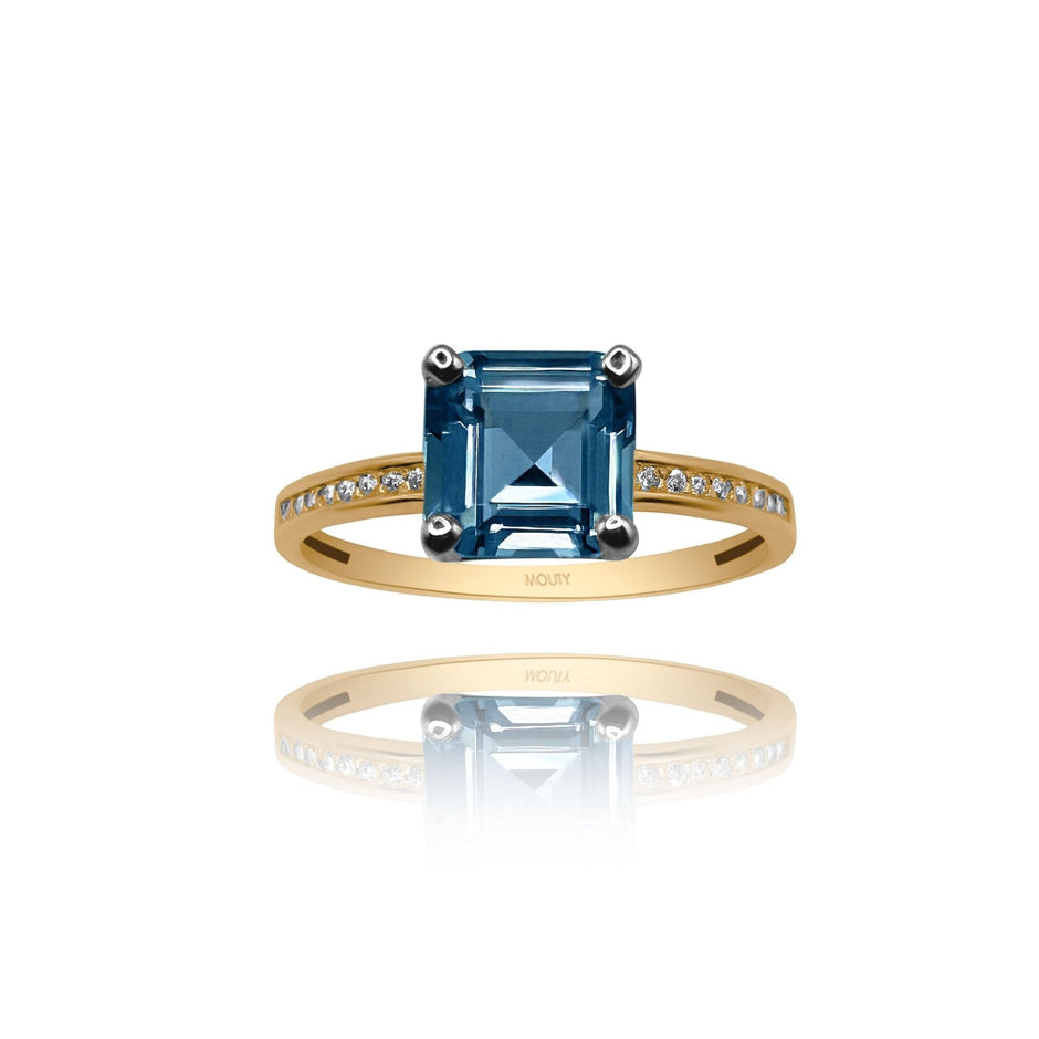 Anillo de compromiso en oro