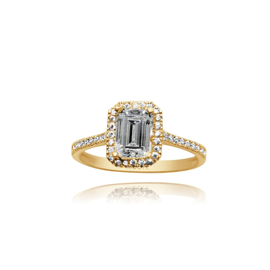 Anillo de compromiso en oro