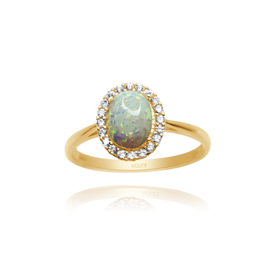 Anillo de compromiso en oro