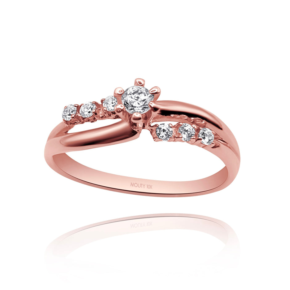 Anillo de compromiso en oro