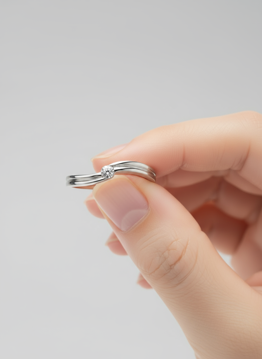 Anillo OF1433 en oro 0.08ct