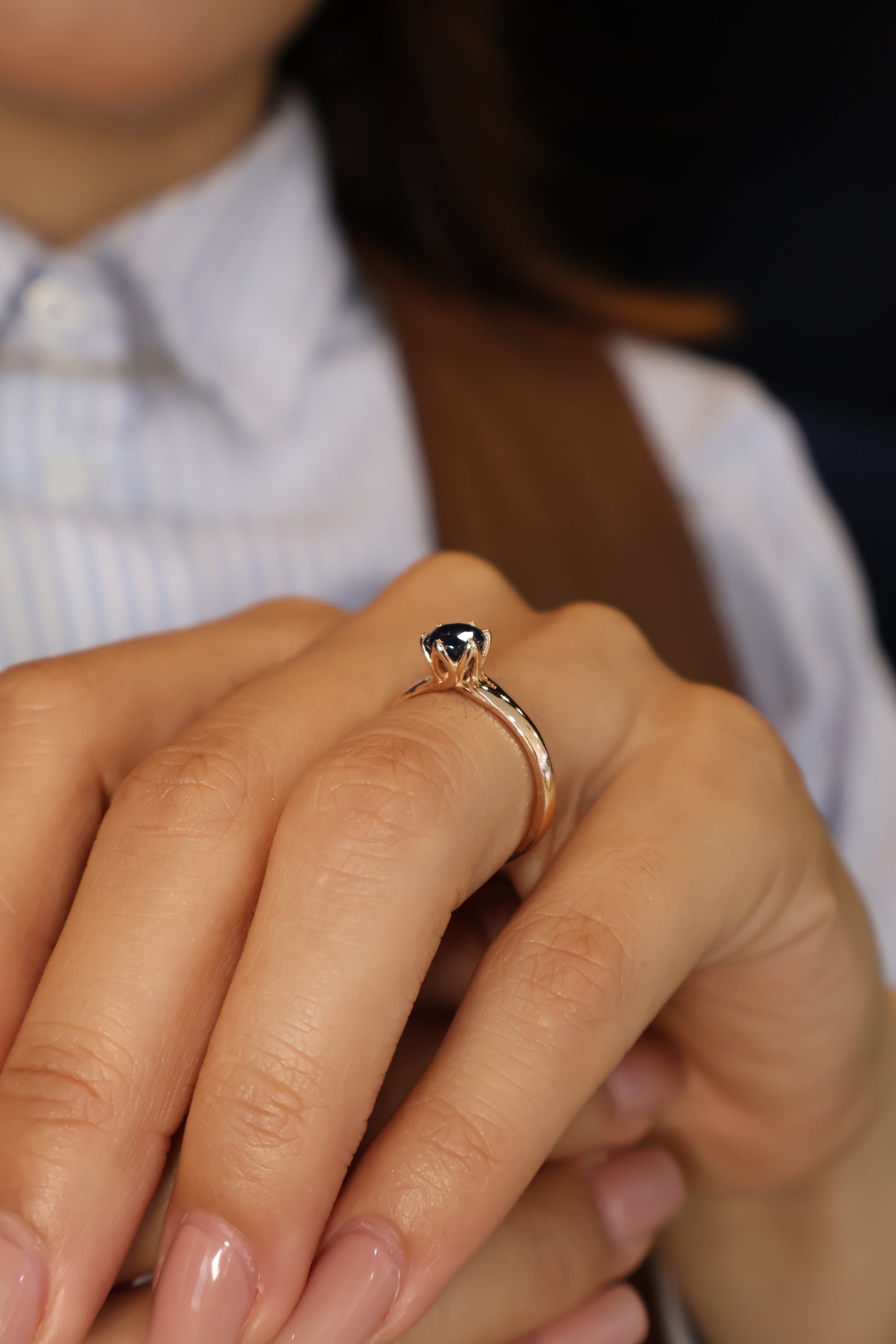 Anillo Eleanor en Oro Zafiro 1.2 ct