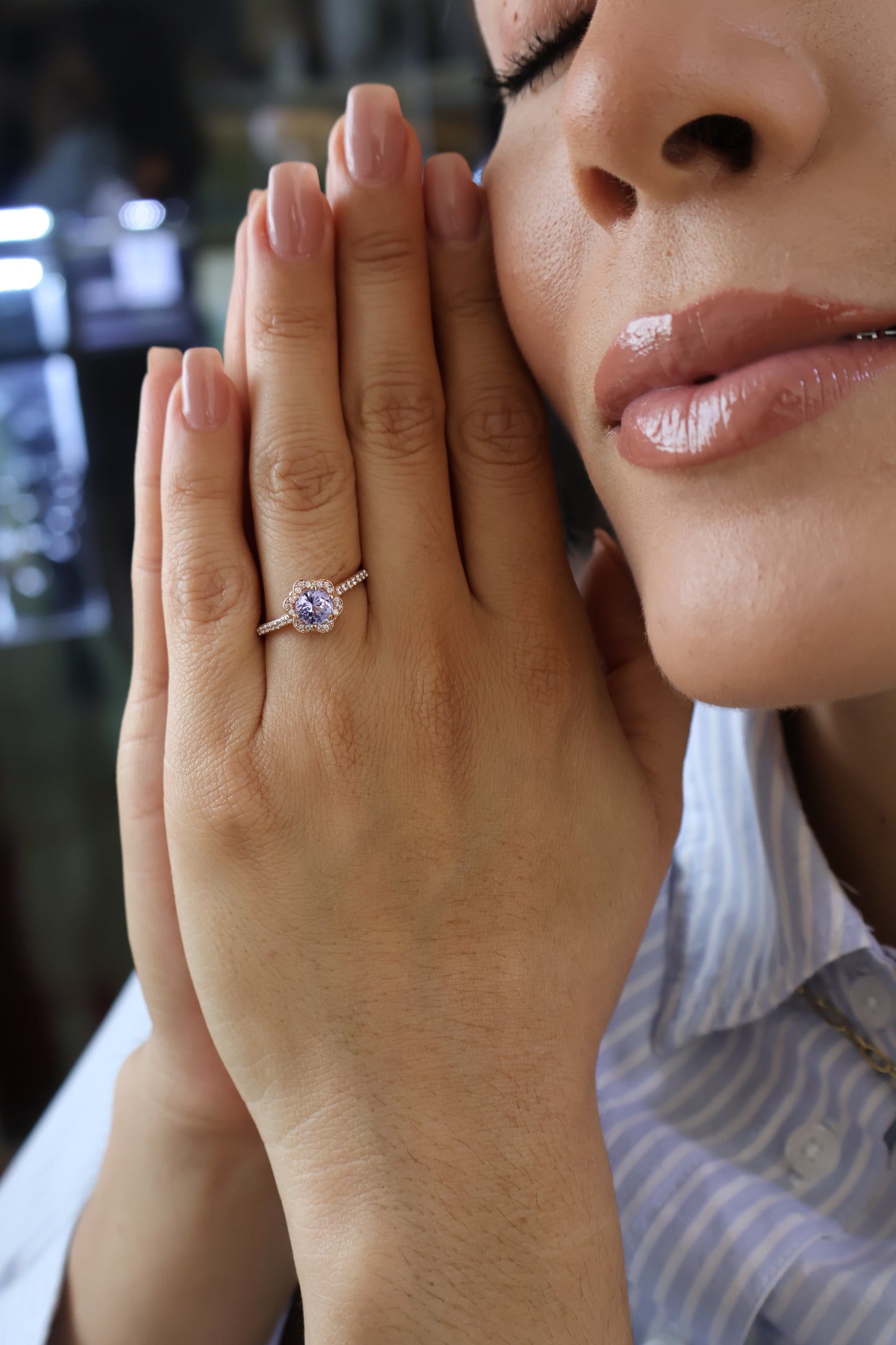 Anillo Serey en Oro con Tanzanita 0.56ct