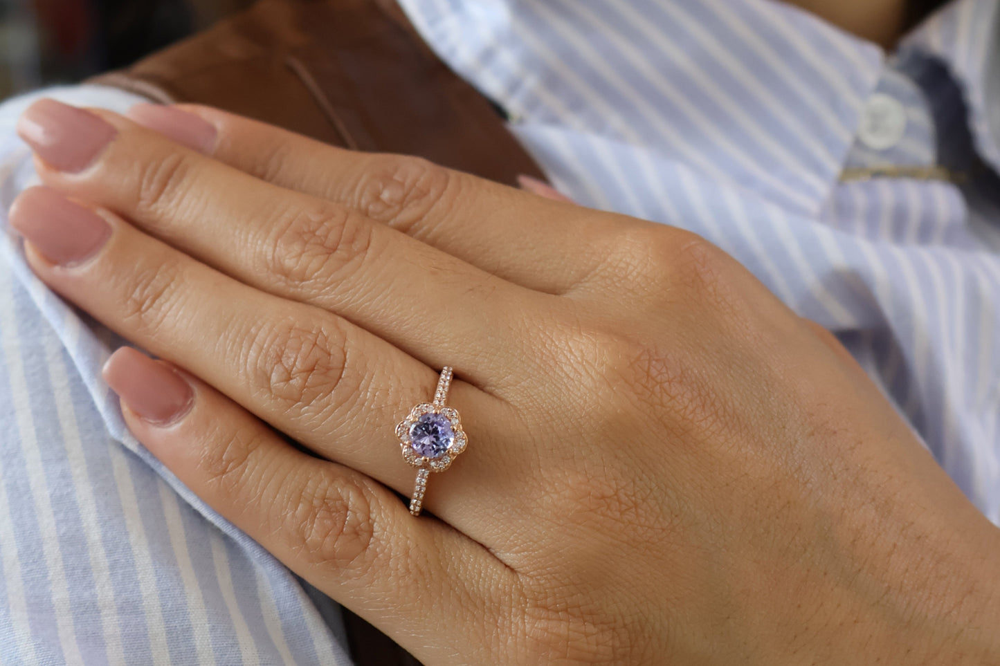 Anillo Serey en Oro con Tanzanita 0.56ct