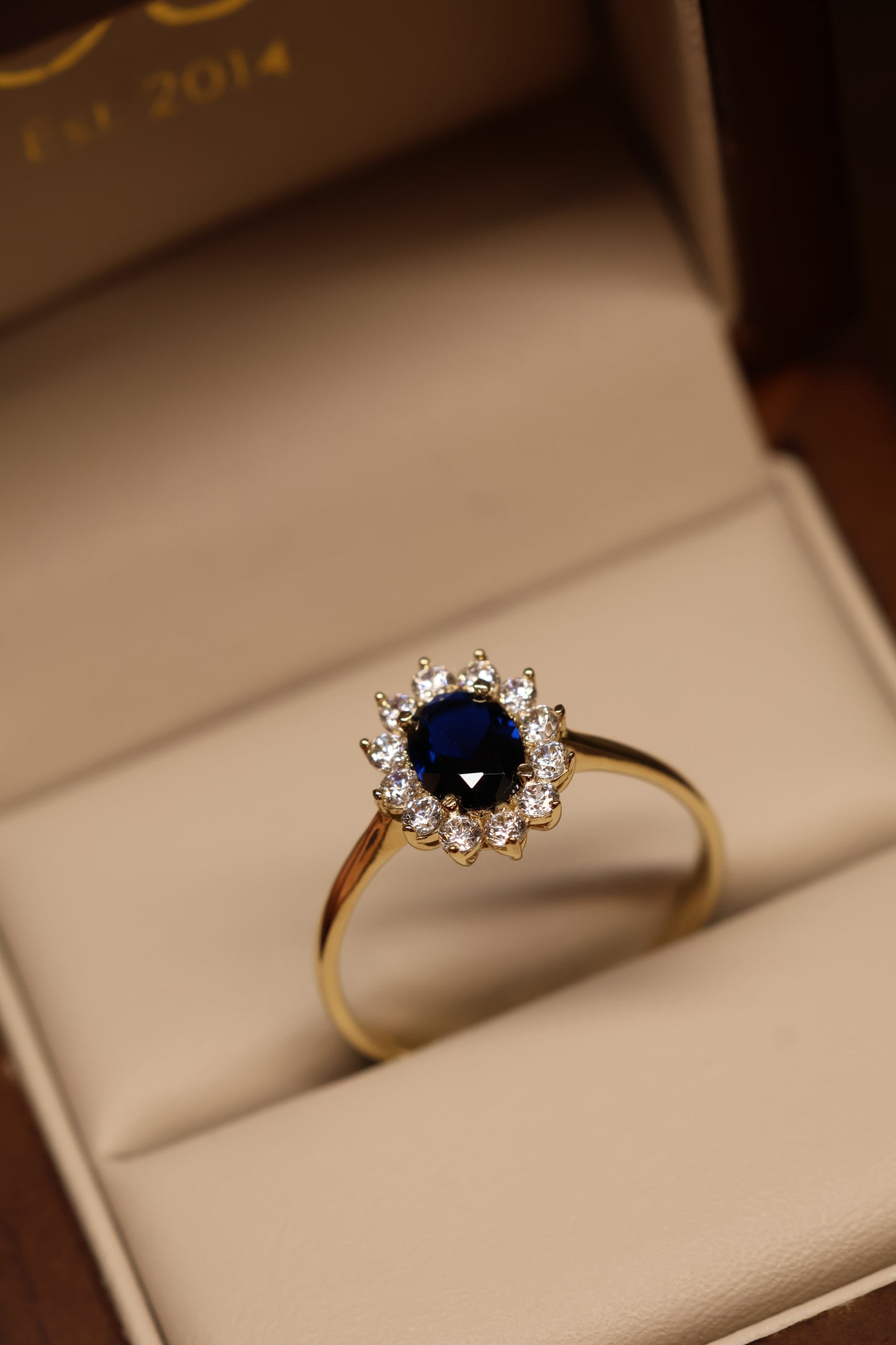 Anillo en Oro Amarillo 14k con Circonia Mod. 15881
