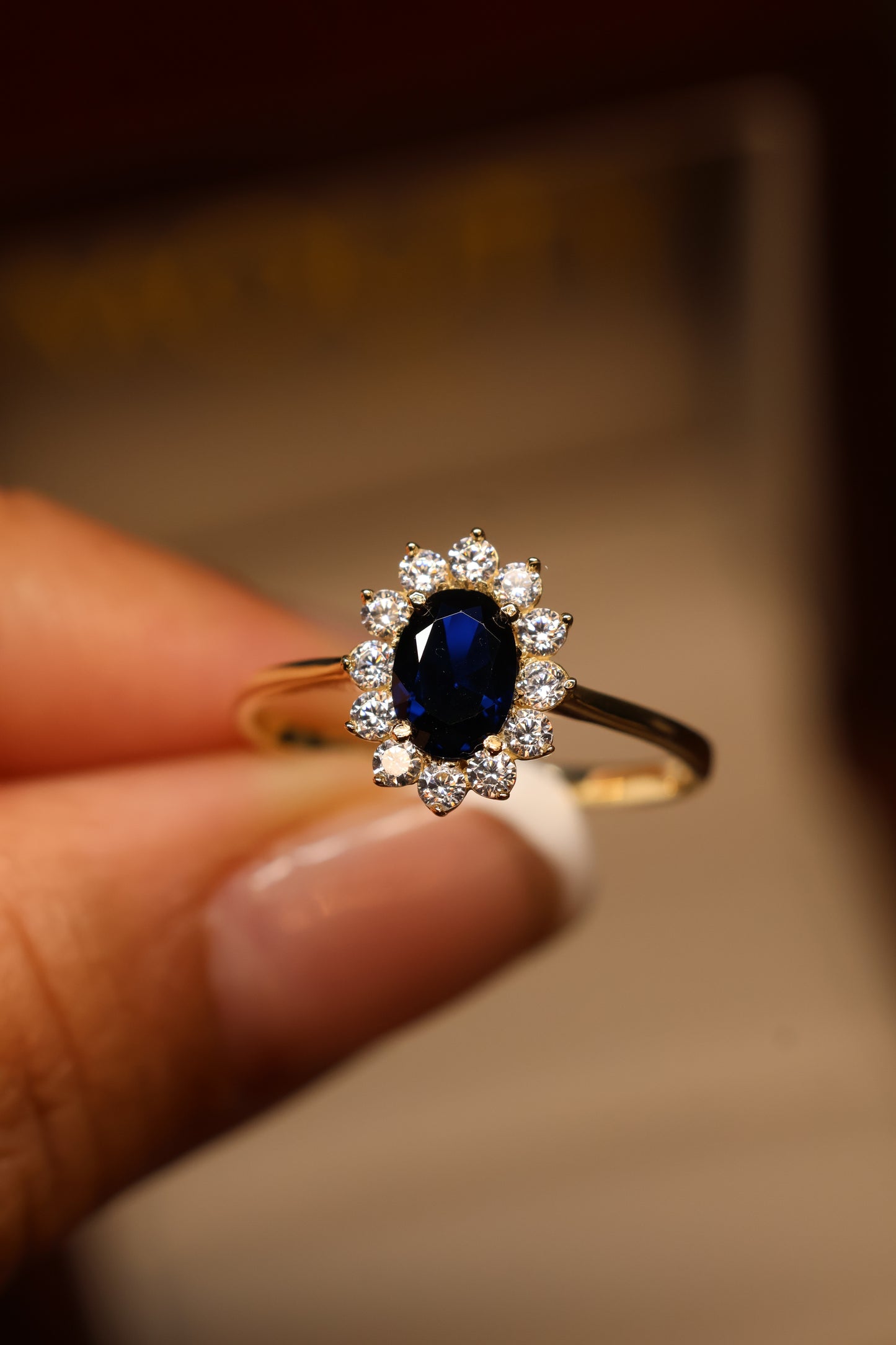 Anillo en Oro Amarillo 14k con Circonia Mod. 15881