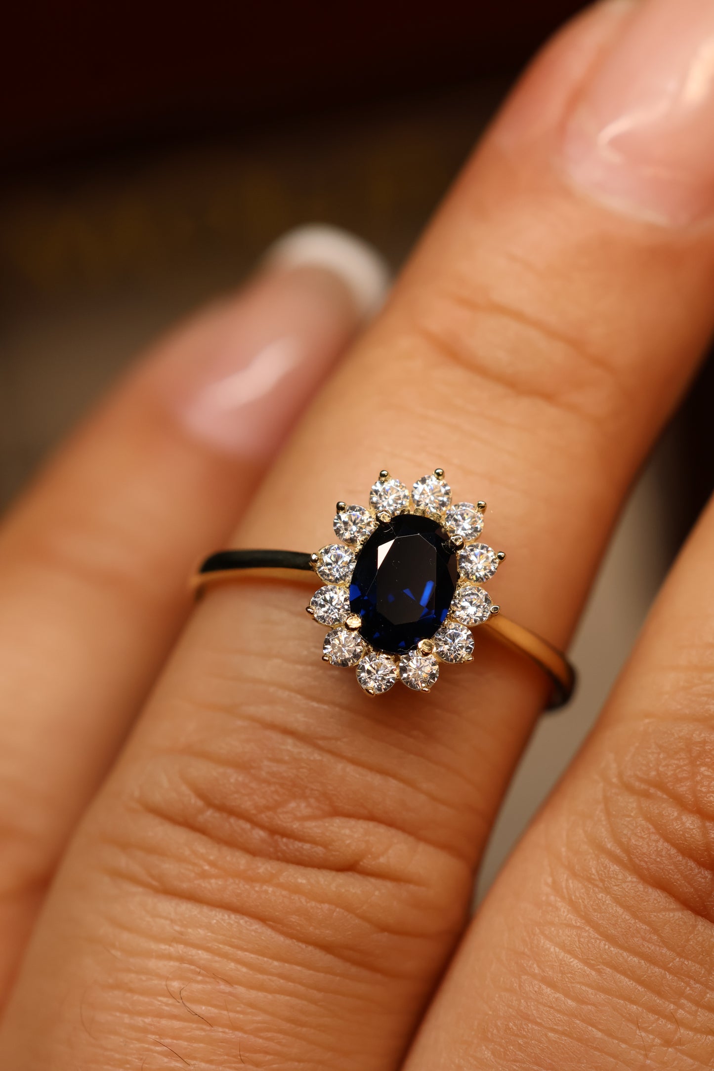 Anillo en Oro Amarillo 14k con Circonia Mod. 15881