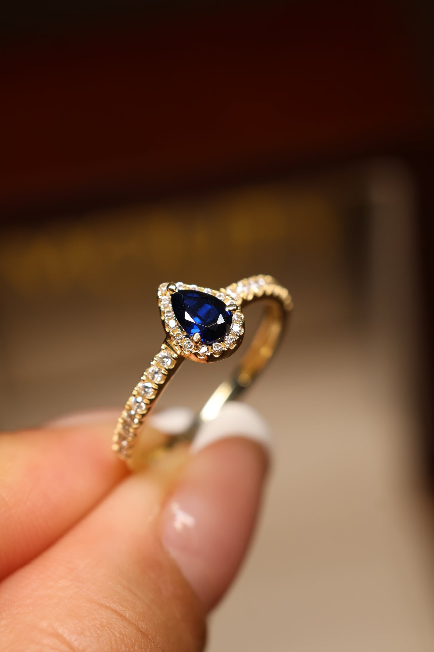 Anillo en Oro Amarillo 14k con Circonia Mod. 15882