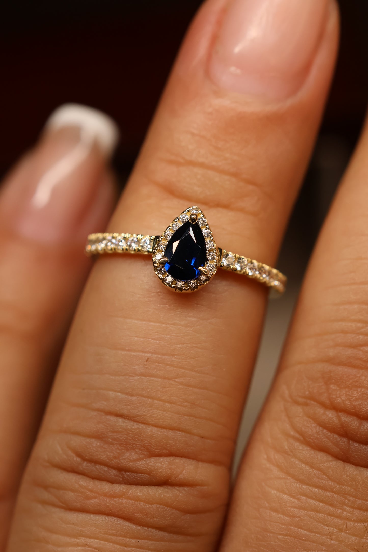 Anillo en Oro Amarillo 14k con Circonia Mod. 15882
