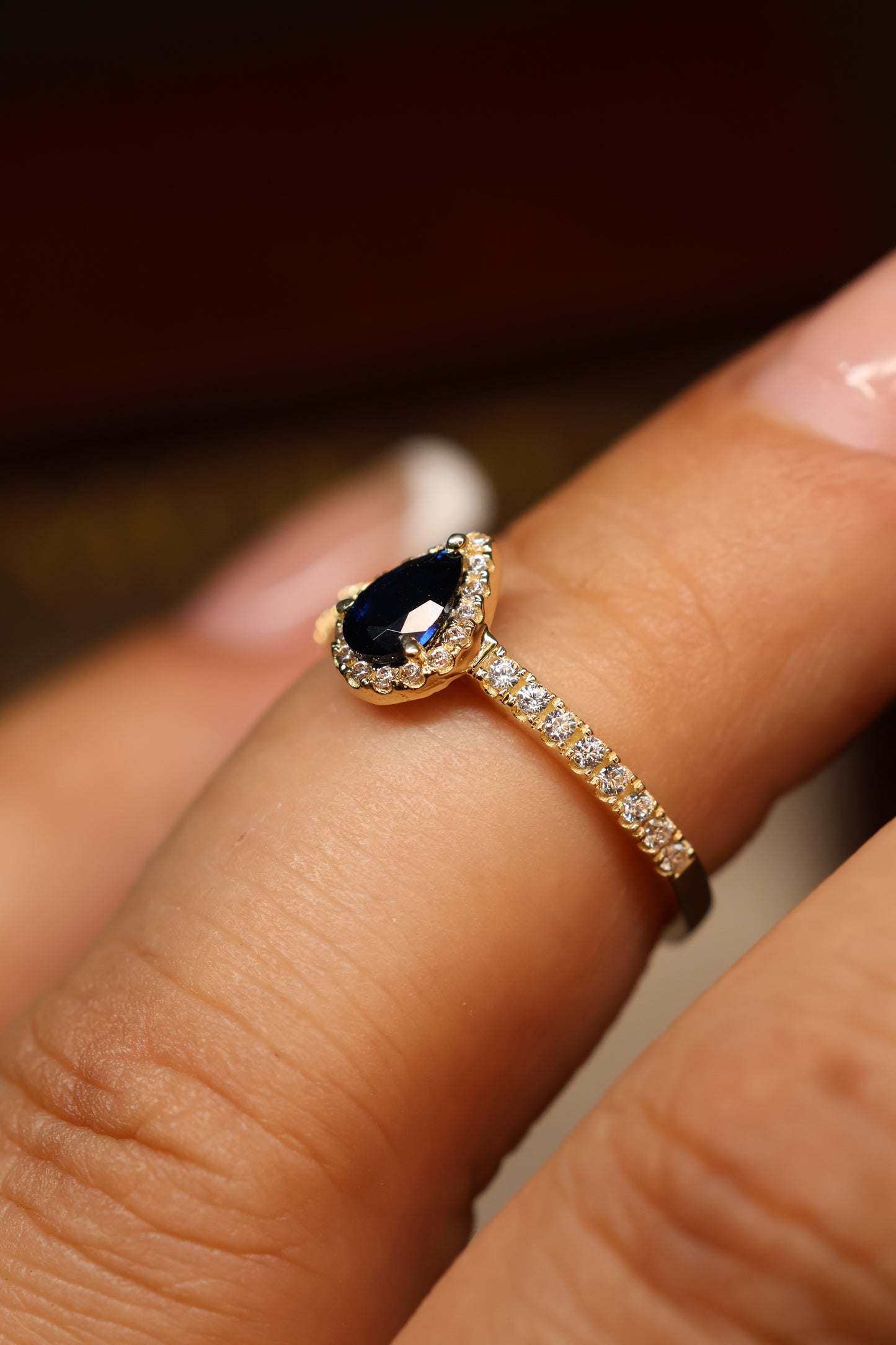 Anillo en Oro Amarillo 14k con Circonia Mod. 15882
