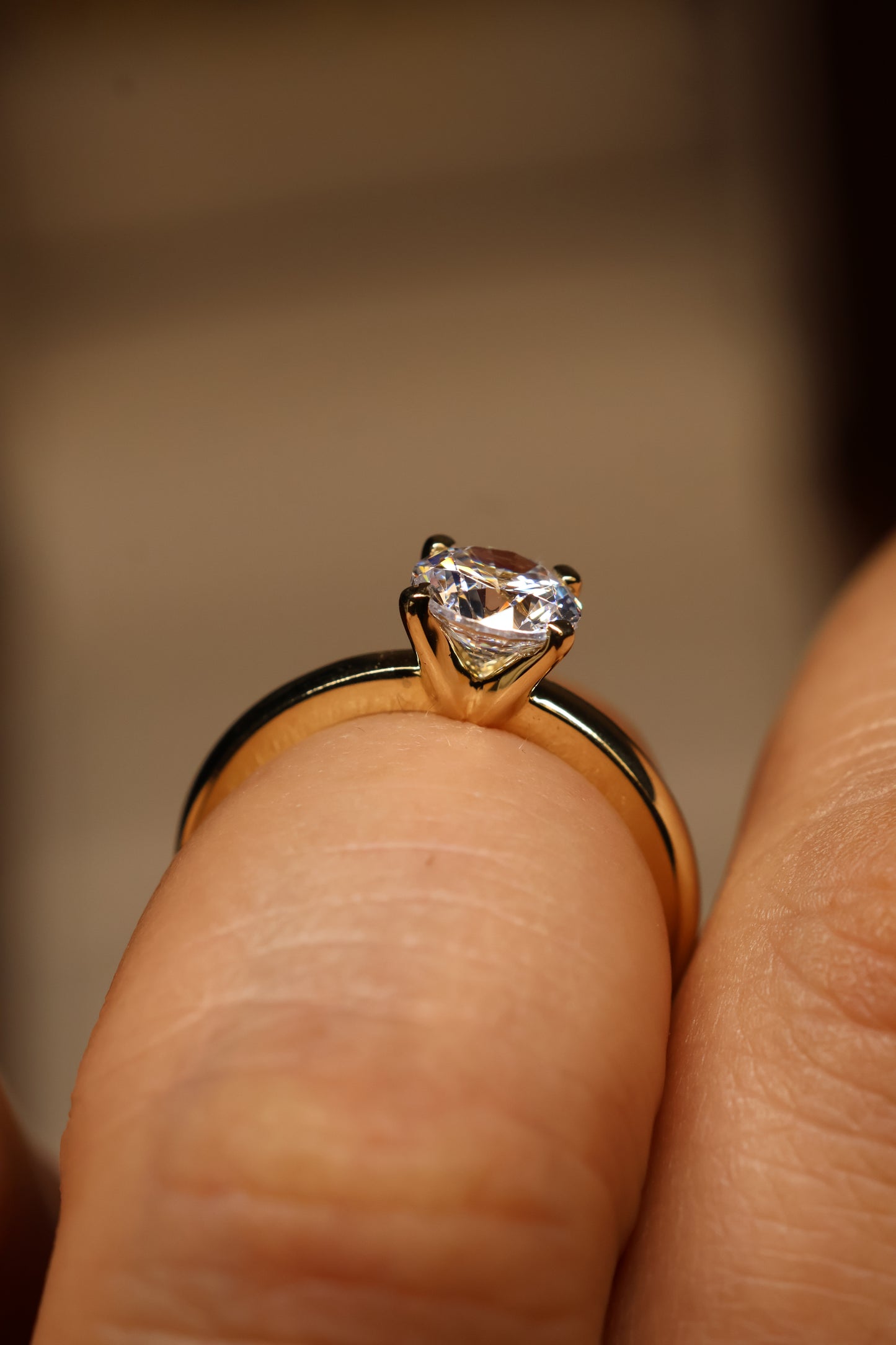 Anillo en Oro Amarillo 14k con Circonia Mod. 15883