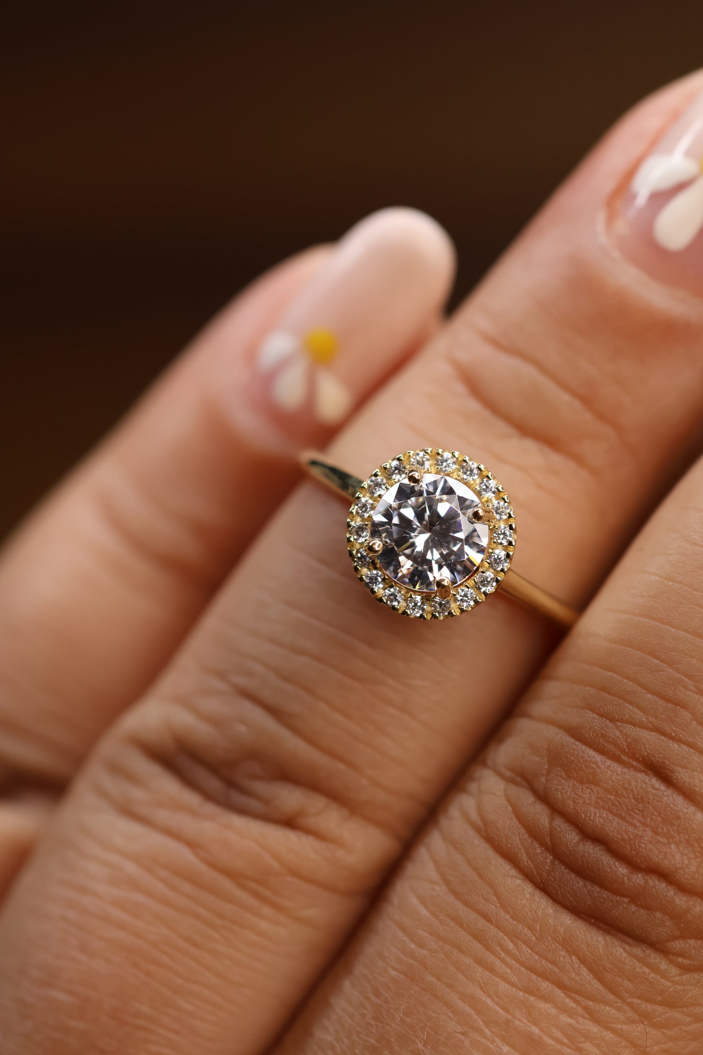 Anillo en Oro Amarillo 14k con Circonias Mod.15895