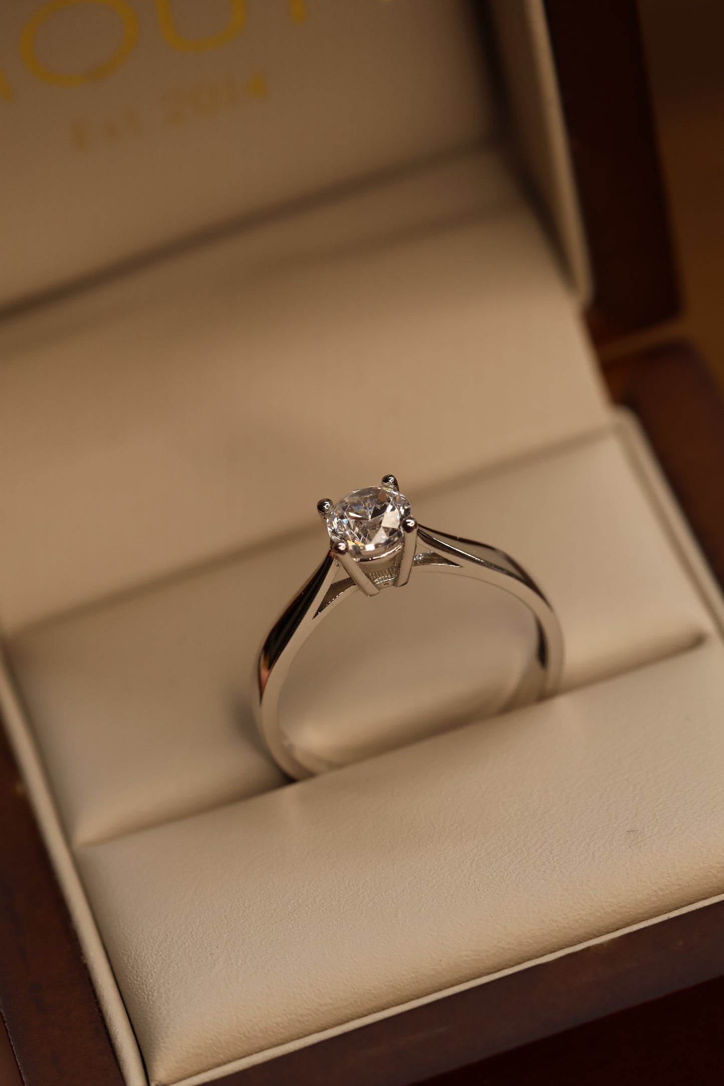 Anillo Lisa en Oro .50 ct