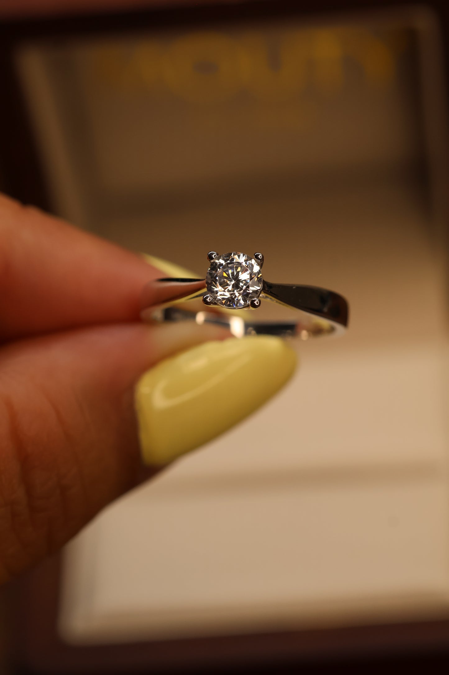 Anillo Lisa en Oro .50 ct