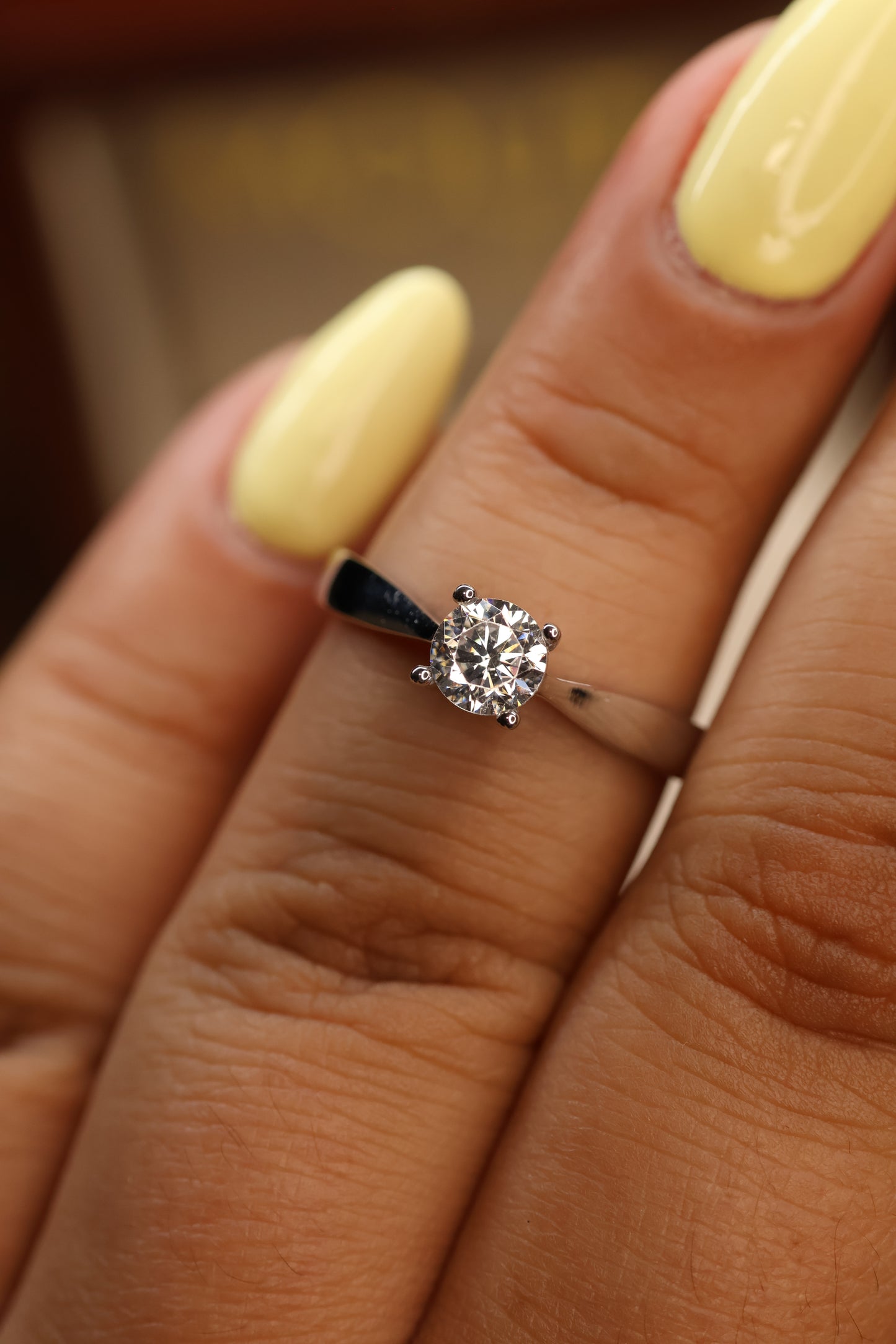 Anillo Lisa en Oro .50 ct
