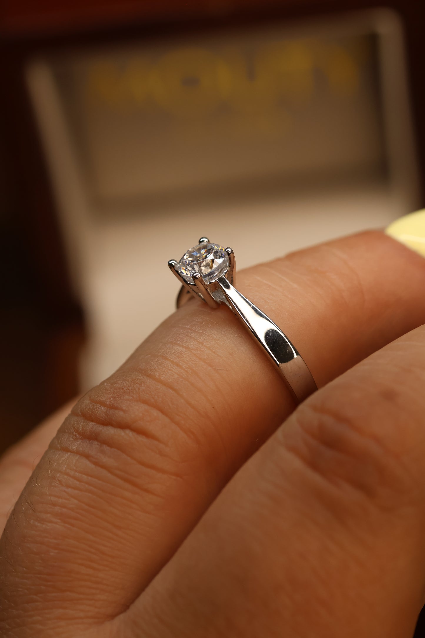 Anillo Lisa en Oro .50 ct