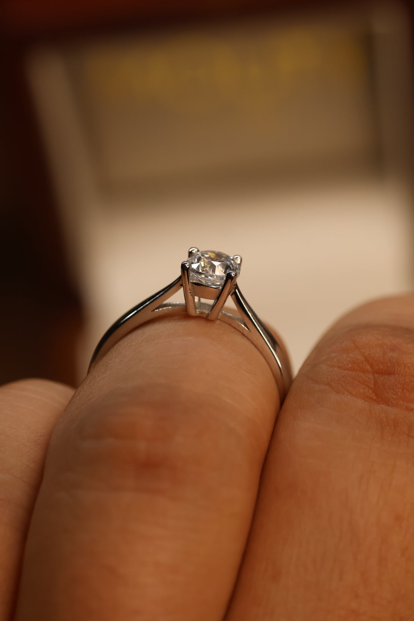 Anillo Lisa en Oro .50 ct