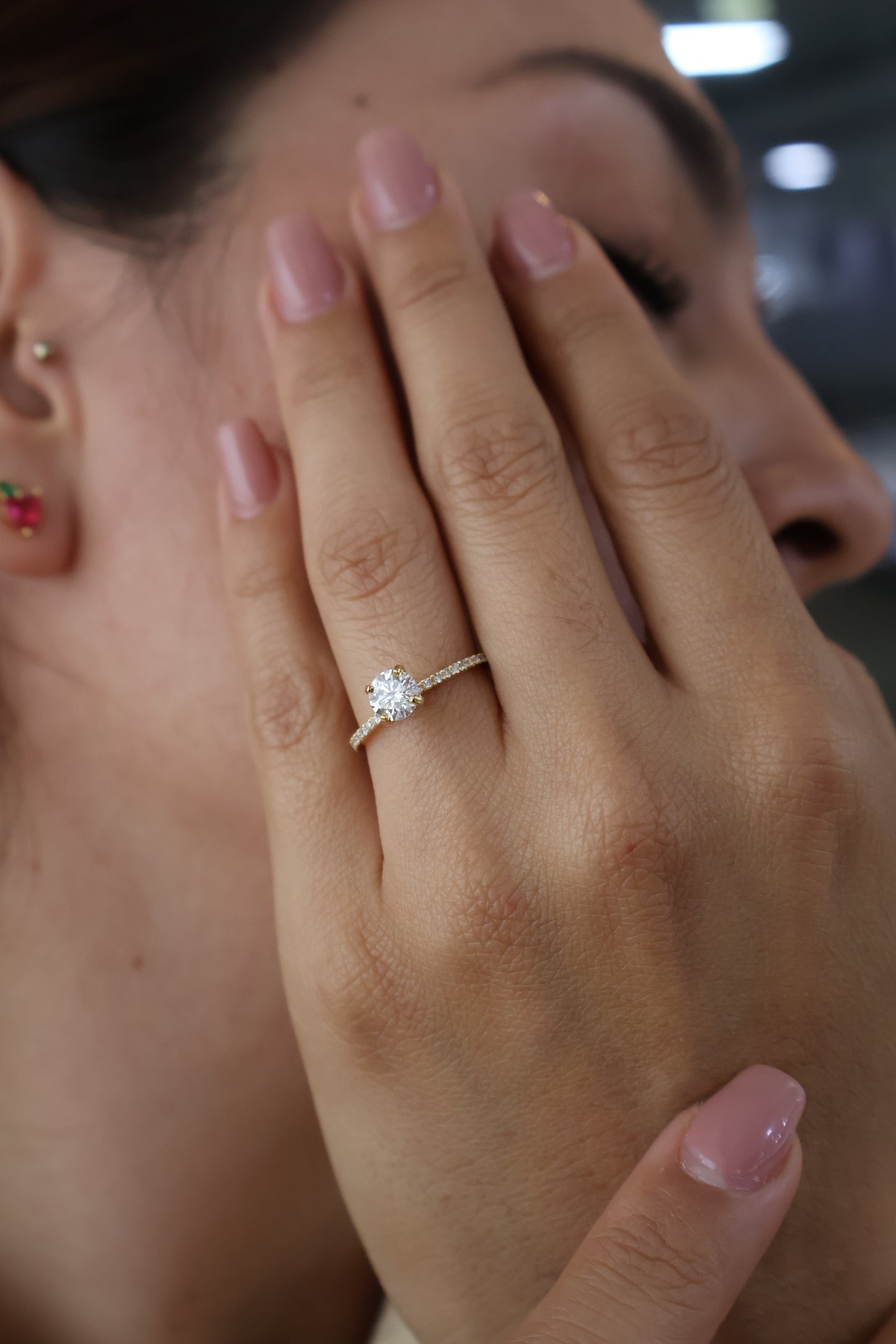 Anillo Sthepany en Oro 1.00 ct