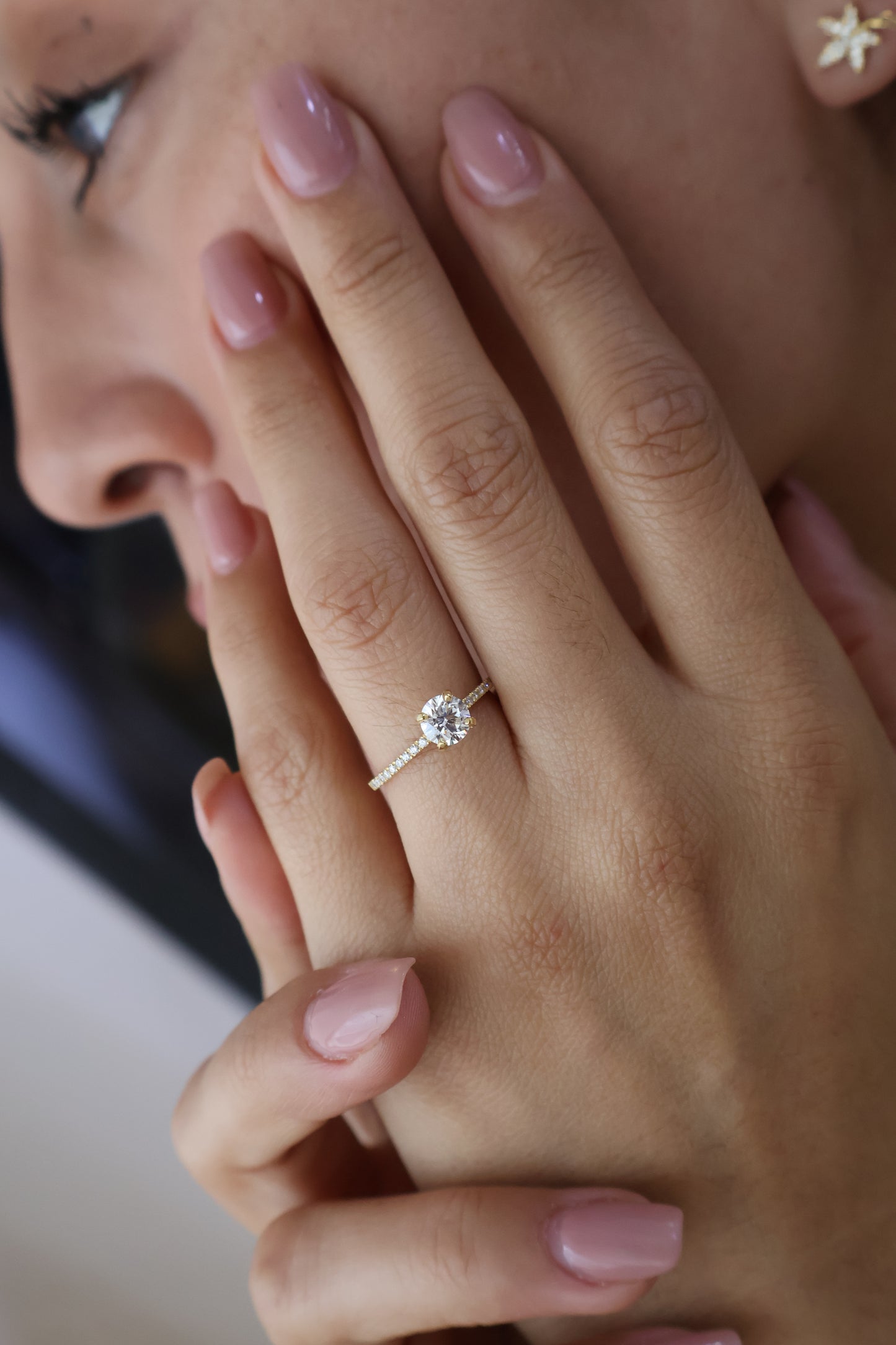 Anillo Sthepany en Oro 1.00 ct