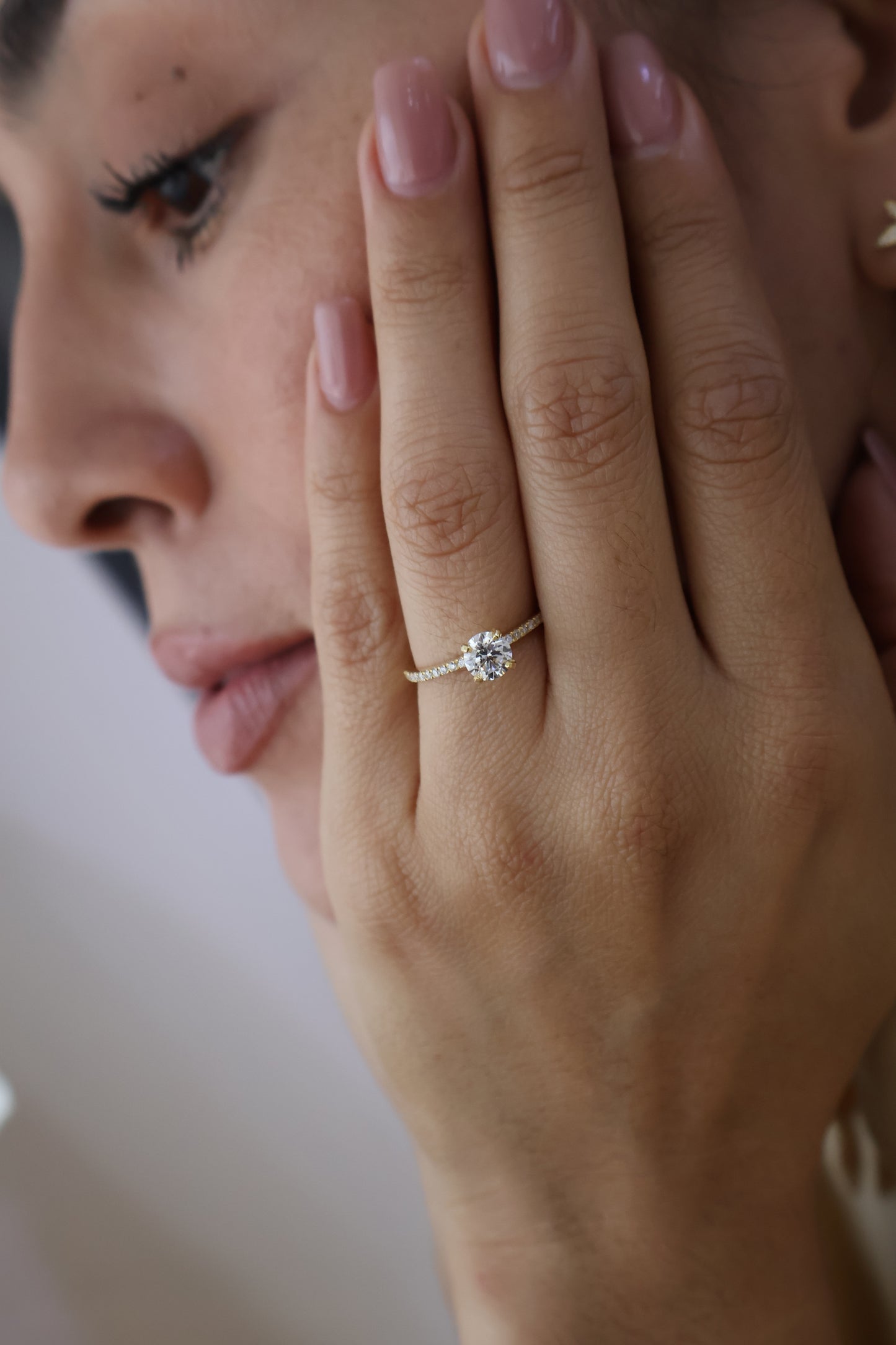 Anillo Sthepany en Oro 1.00 ct