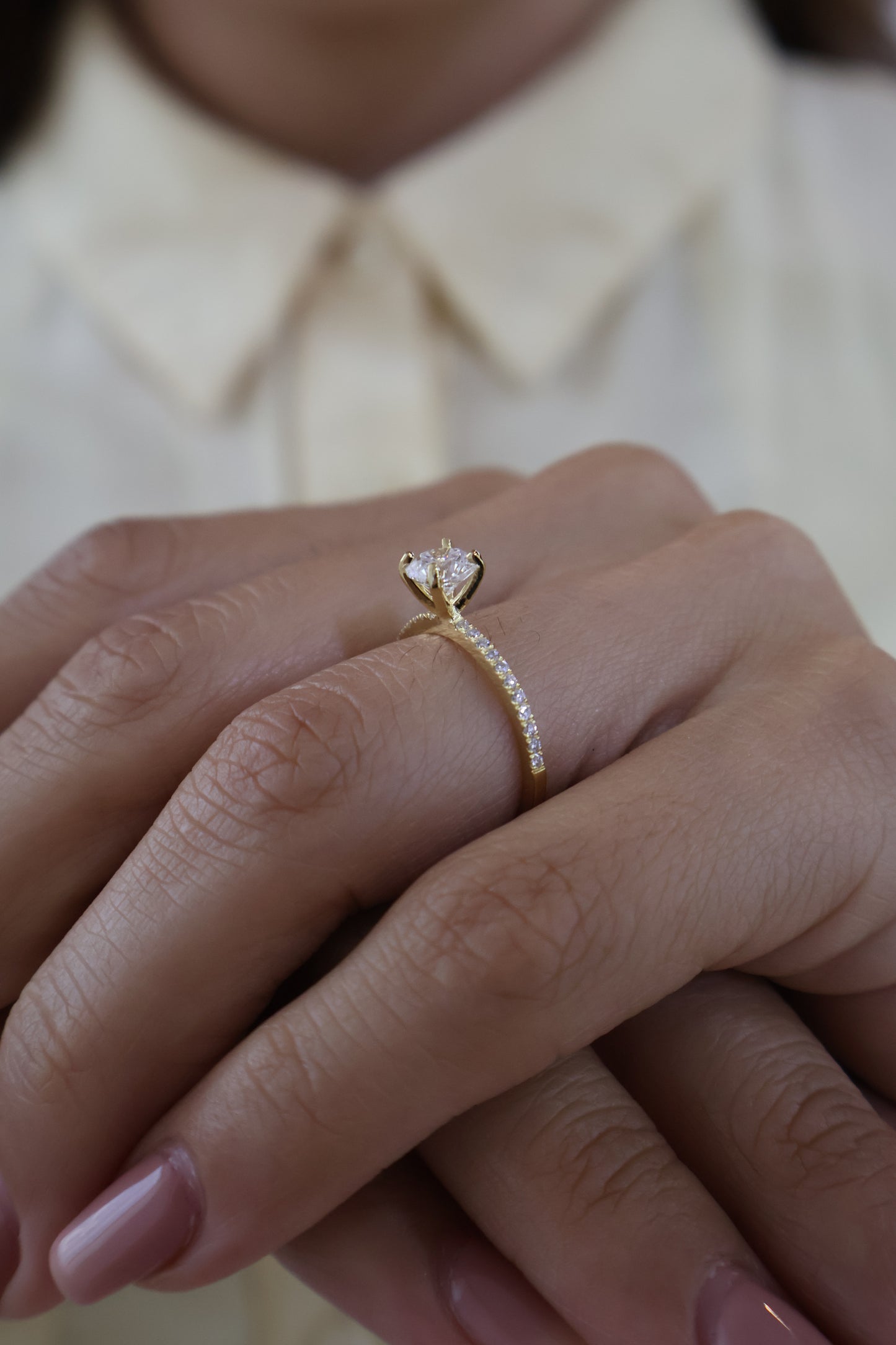 Anillo Sthepany en Oro 1.00 ct