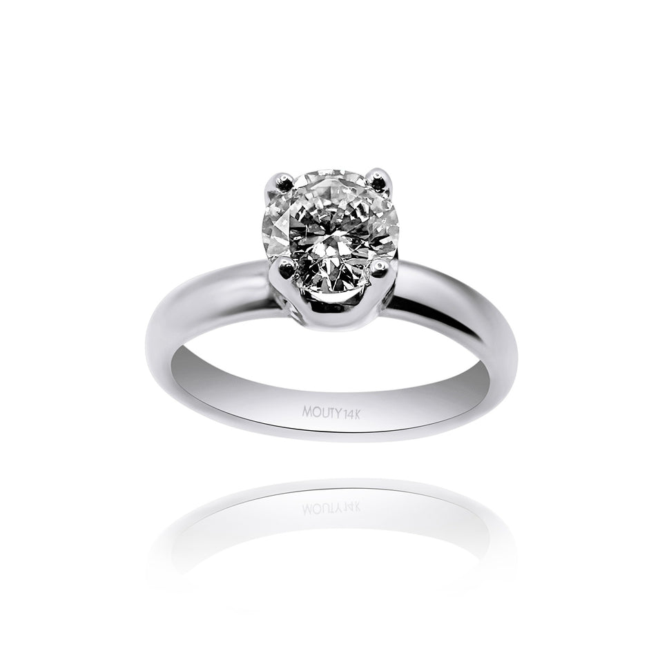 Anillo de compromiso en oro
