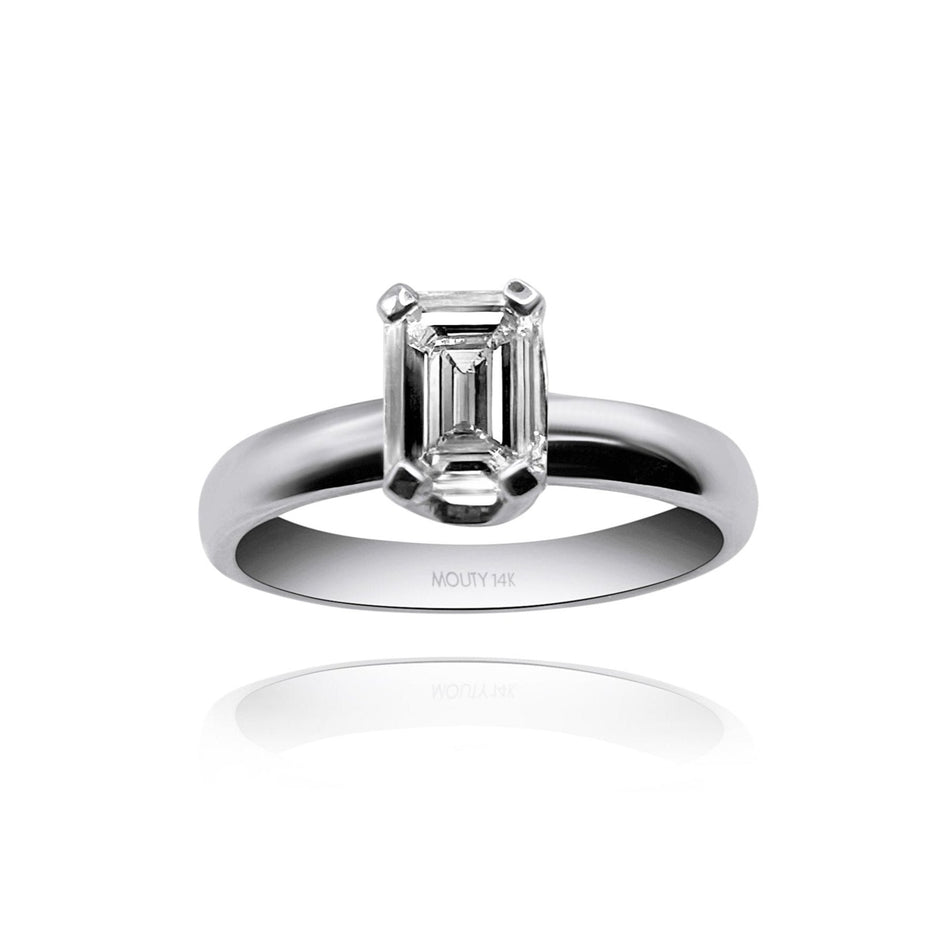 Anillo de compromiso en oro