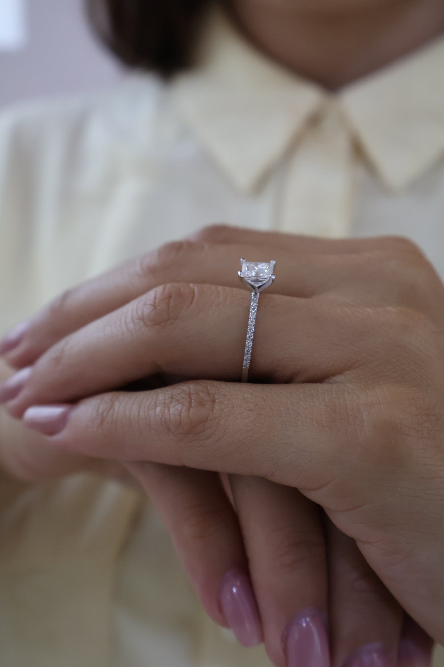 Anillo Giovanna en Oro 1.00 ct