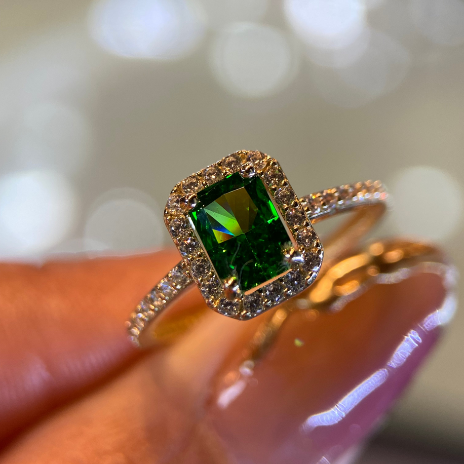 Anillo de compromiso en oro