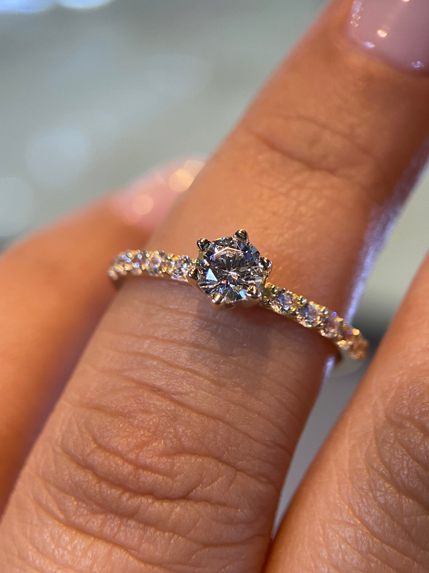 Anillo Irit en Oro .50 ct