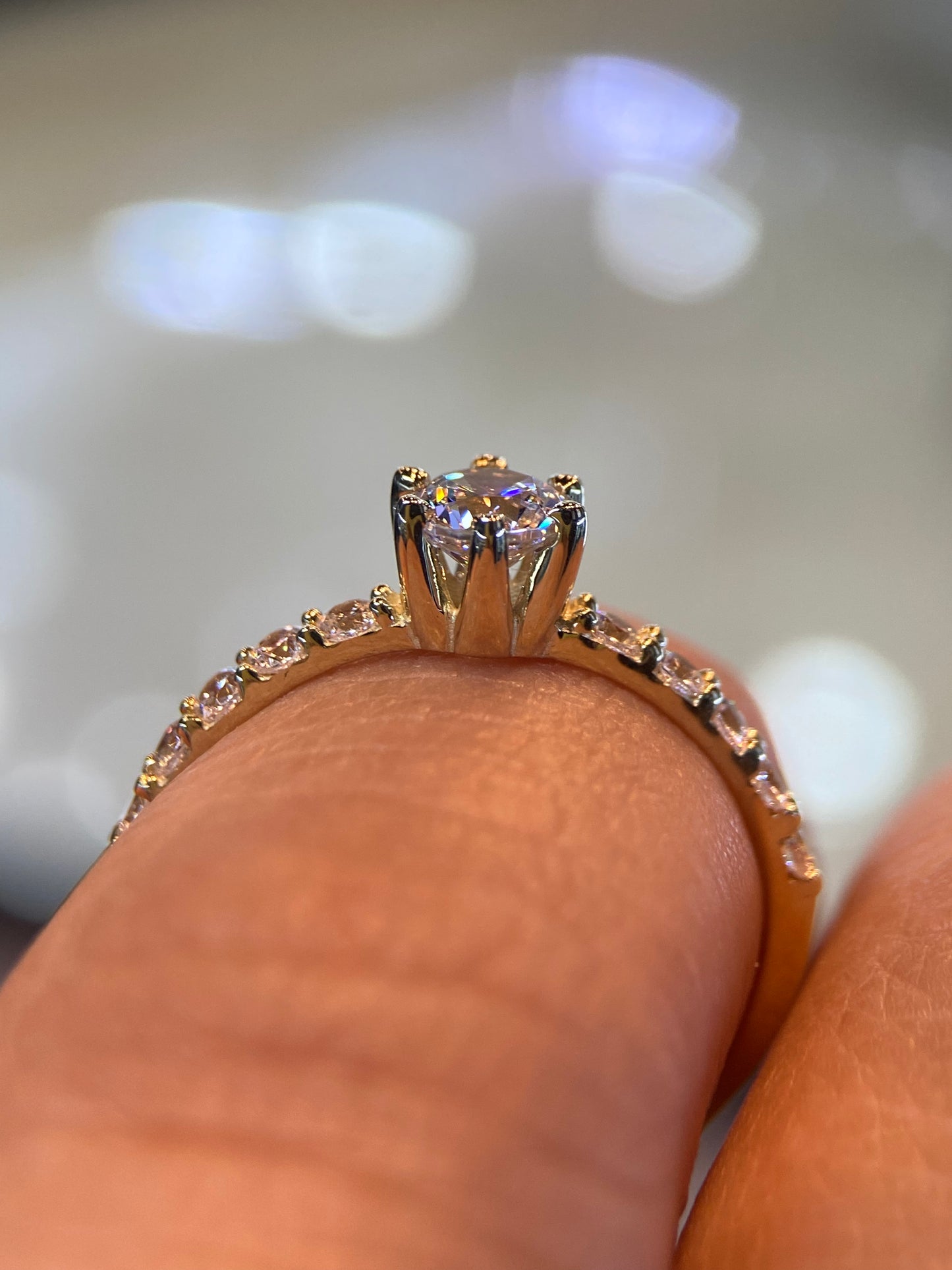 Anillo Irit en Oro .50 ct