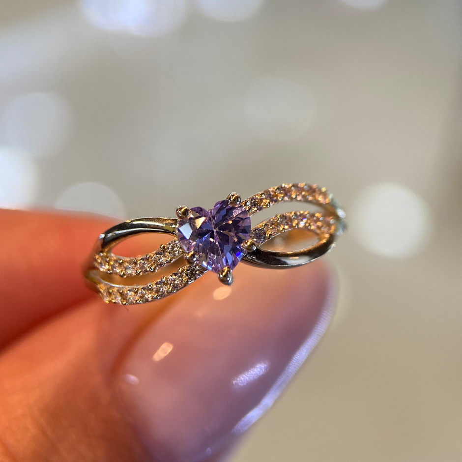 Anillo de compromiso en oro