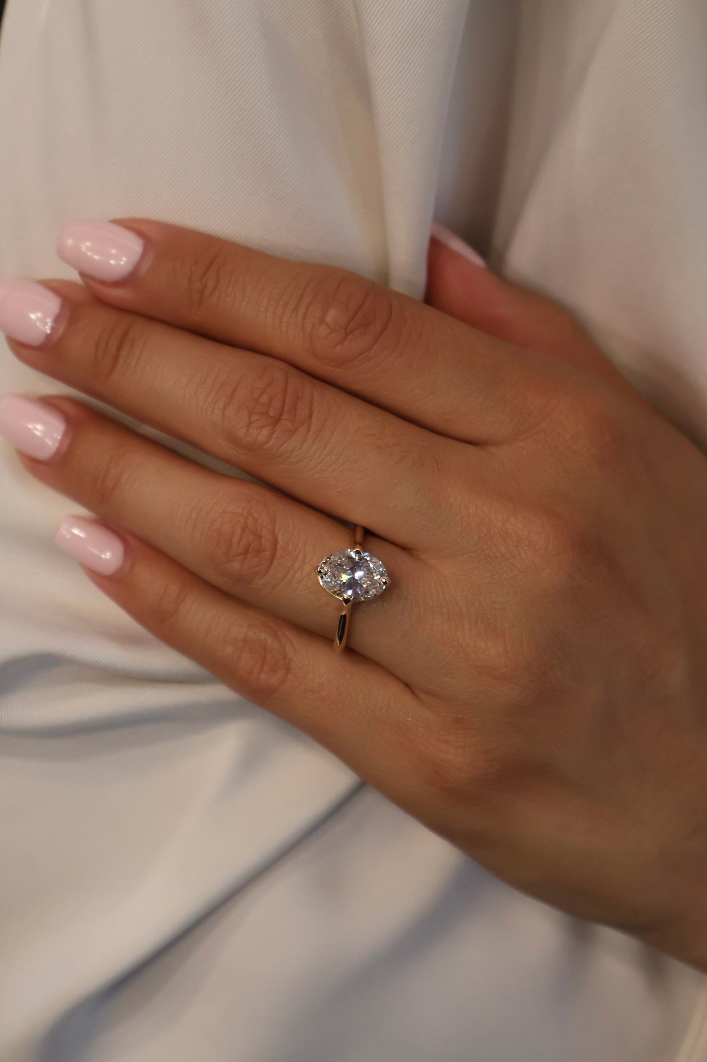 Anillo Annelise en Oro Amarillo 14K con Diamante de Laboratorio de 2.17ct | IGI